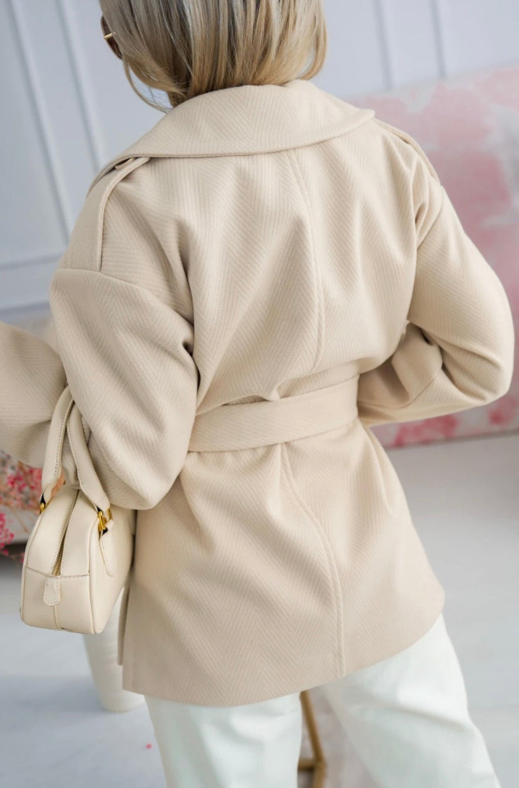 Płaszcz Chic Belt – Beżowy