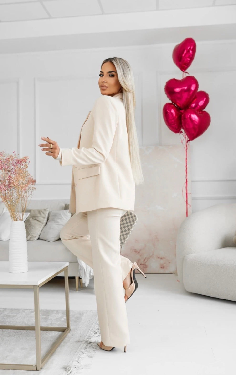Valerisse Pants – Beige Classic